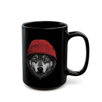 Load image into Gallery viewer, Wolf Beanie Coffee Cup (11oz/15oz)