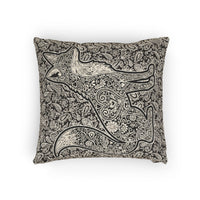 Load image into Gallery viewer, Geometric Fox Woven Pillow | Tribal Woodland Throw Pillow