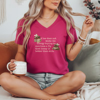 Load image into Gallery viewer, Funny Bee Shirt –  Vneck Tee