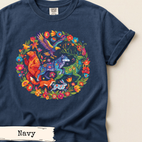 Load image into Gallery viewer, Spanish Folk Art Wildlife Shirt
