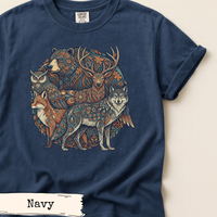 Load image into Gallery viewer, Woodland Animal Mandala Art