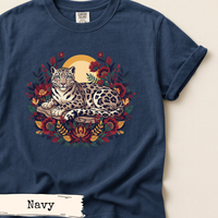 Load image into Gallery viewer, Snow Leopard Shirt – Wilderness Nature Design with Rustic Mountain Wildlife