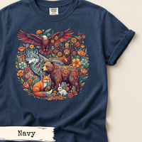 Load image into Gallery viewer, Floral Wildlife Art Shirt