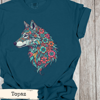 Load image into Gallery viewer, Pastel Floral Wolf
