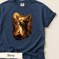 Load image into Gallery viewer, Chihuahua Howling at Moon Shirt
