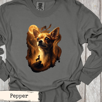 Load image into Gallery viewer, Chihuahua Howling at Moon Shirt