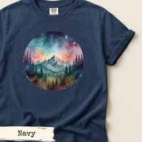 Load image into Gallery viewer, Watercolor Mountain Forest