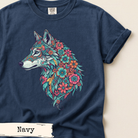 Load image into Gallery viewer, Pastel Floral Wolf