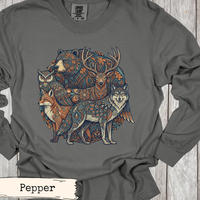 Load image into Gallery viewer, Woodland Animal Mandala Art