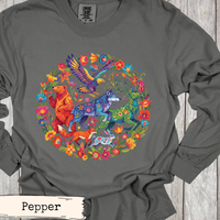 Load image into Gallery viewer, Spanish Folk Art Wildlife Shirt