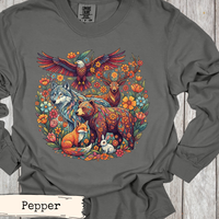 Load image into Gallery viewer, Floral Wildlife Art Shirt
