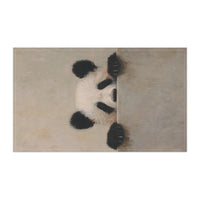 Load image into Gallery viewer, Peekaboo Panda Tea Towel | Cute Panda Face Kitchen Towel