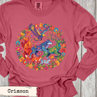 Load image into Gallery viewer, Spanish Folk Art Wildlife Shirt