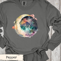 Load image into Gallery viewer, Watercolor Crescent Moon