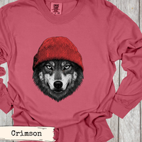 Load image into Gallery viewer, Wolf Beanie Shirt