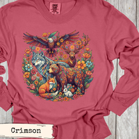 Load image into Gallery viewer, Floral Wildlife Art Shirt