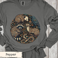 Load image into Gallery viewer, Woodland Animals Circle Art Shirt