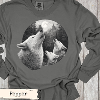 Load image into Gallery viewer, Howling Wolf Shirt front