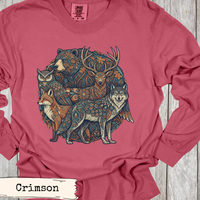 Load image into Gallery viewer, Woodland Animal Mandala Art