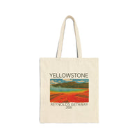 Load image into Gallery viewer, Yellowstone National Park Tote Bag – Personalized Canvas Mountain Souvenir