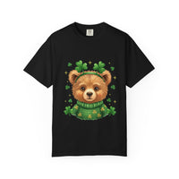 Load image into Gallery viewer, Bear Wearing Shamrocks T-shirt