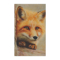 Load image into Gallery viewer, Red Fox Portrait Tea Towel | Fox Face Kitchen Towel