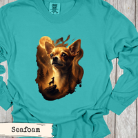Load image into Gallery viewer, Chihuahua Howling at Moon Shirt