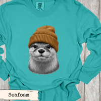 Load image into Gallery viewer, Otter Beanie Shirt