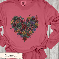 Load image into Gallery viewer, Wildflower Butterfly Heart Shirt