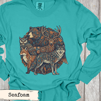 Load image into Gallery viewer, Woodland Animal Mandala Art