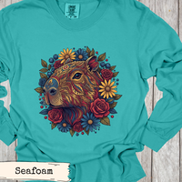 Load image into Gallery viewer, Capybara Flower Shirt