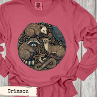 Load image into Gallery viewer, Woodland Animals Circle Art Shirt