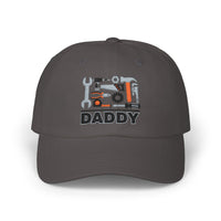 Load image into Gallery viewer, Daddy Hat – Embroidered Daddy Badge Vintage Unstructured Baseball Cap
