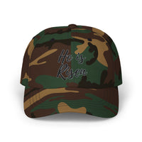 Load image into Gallery viewer, He Is Risen Dad Cap — Christian Easter Embroidered Baseball Hat