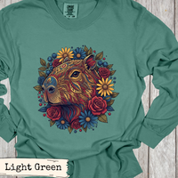 Load image into Gallery viewer, Capybara Flower Shirt