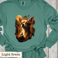 Load image into Gallery viewer, Chihuahua Howling at Moon Shirt