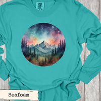 Load image into Gallery viewer, Watercolor Mountain Forest