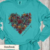 Load image into Gallery viewer, Wildflower Butterfly Heart Shirt