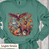 Load image into Gallery viewer, Floral Wildlife Art Shirt