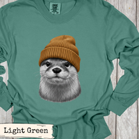 Load image into Gallery viewer, Otter Beanie Shirt