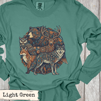 Load image into Gallery viewer, Woodland Animal Mandala Art