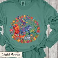 Load image into Gallery viewer, Spanish Folk Art Wildlife Shirt