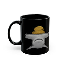 Load image into Gallery viewer, Hammerhead Shark with Yellow Beanie Coffee Cup (11oz/15oz)