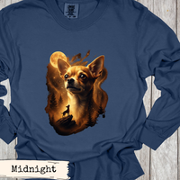 Load image into Gallery viewer, Chihuahua Howling at Moon Shirt