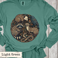 Load image into Gallery viewer, Woodland Animals Circle Art Shirt