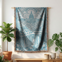 Load image into Gallery viewer, America 250th Anniversary Gift – Woven Cotton Capitol Blanket