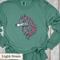 Load image into Gallery viewer, Pastel Floral Wolf