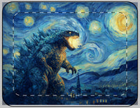 Load image into Gallery viewer, Godzilla Starry Night Laptop Sleeve | Van Gogh Style Monster Art