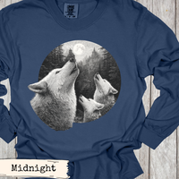 Load image into Gallery viewer, Howling Wolf Shirt front