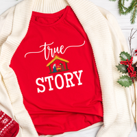 Load image into Gallery viewer, Nativity Christmas Shirt True Meaning Jesus Tee
